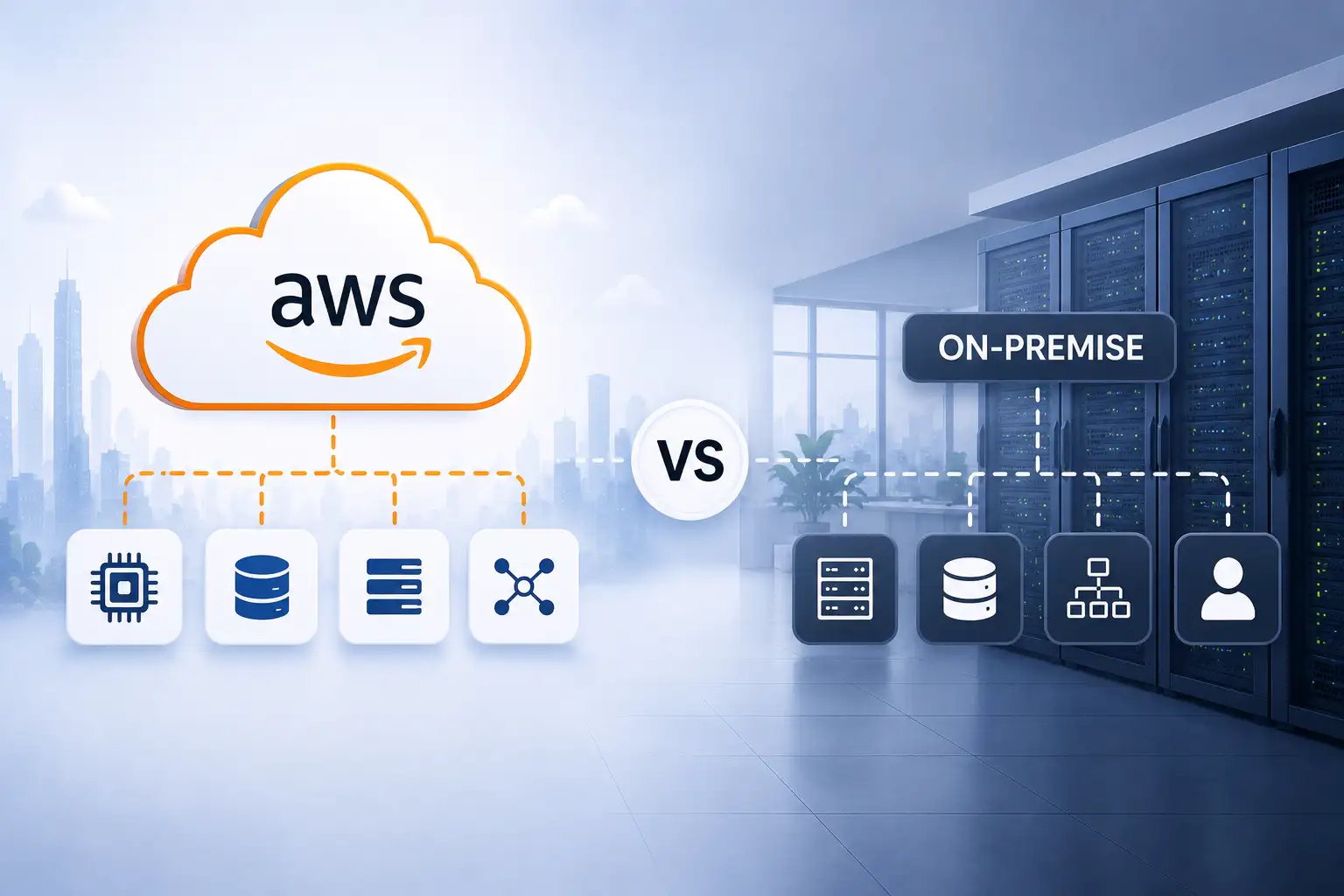 AWS vs On-Premise – kiedy chmura naprawdę się opłaca?
